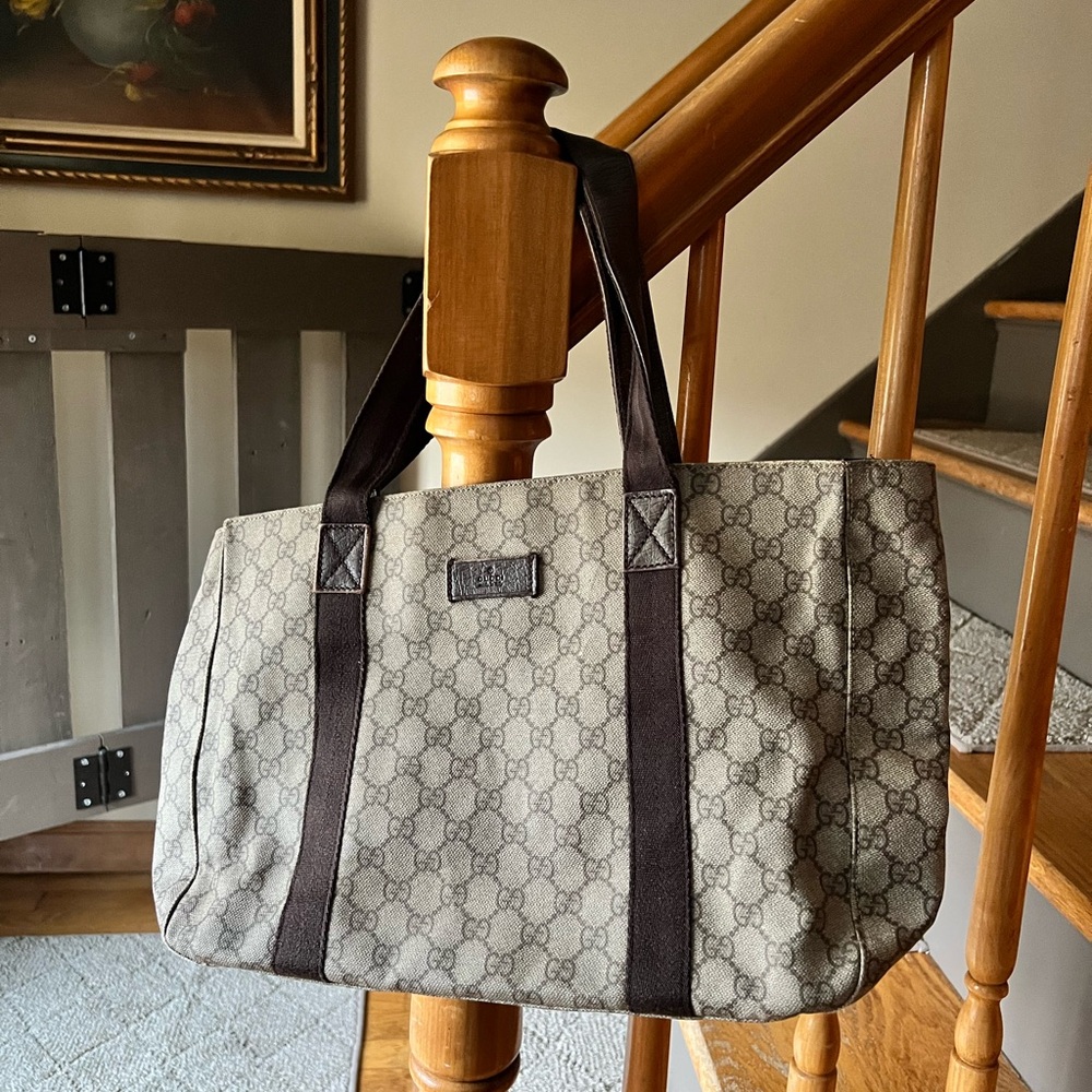 Gucci Monogram Tote Bag